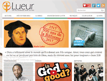 Tablet Screenshot of lueur.org